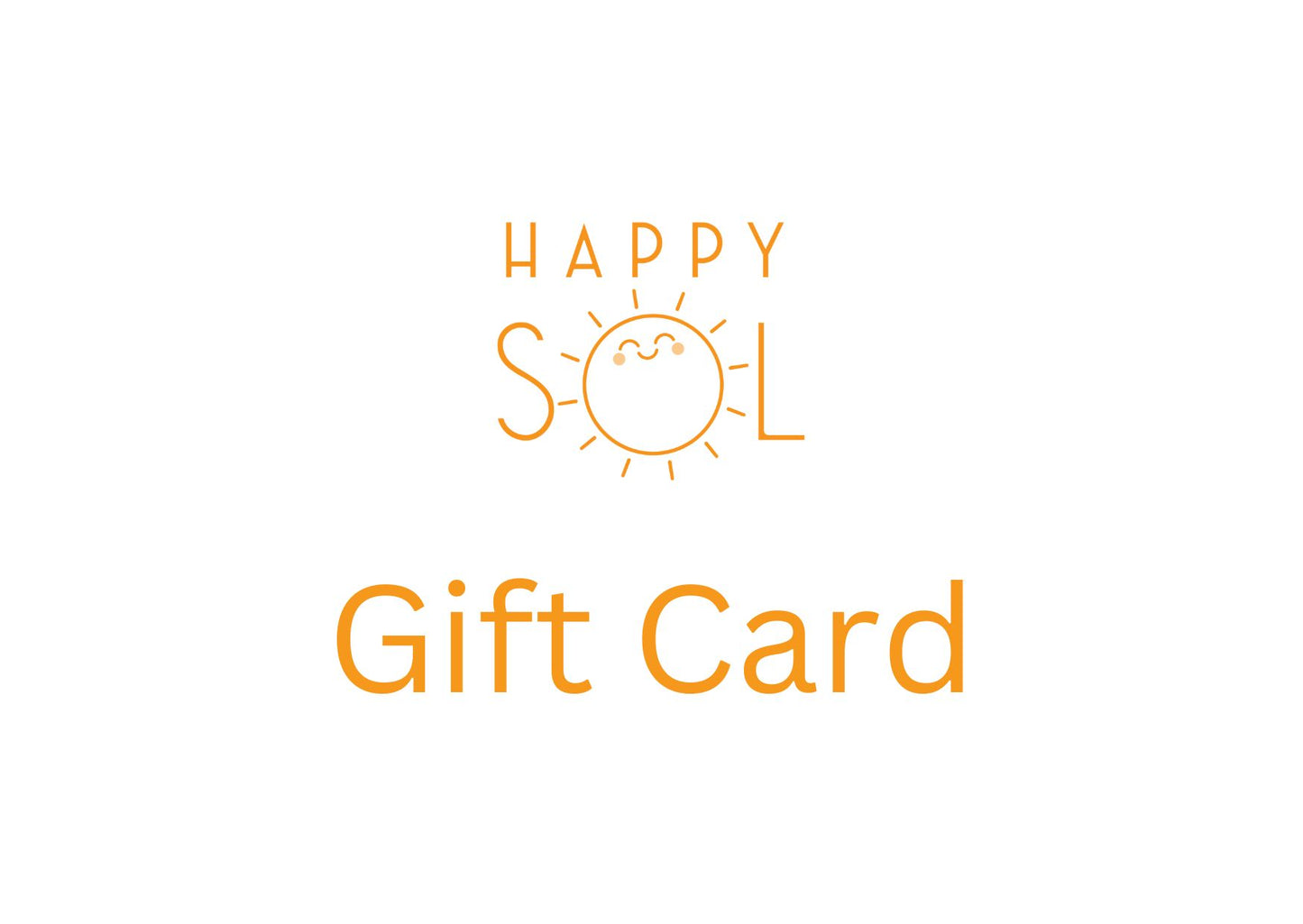 Happy Sol Gift Card